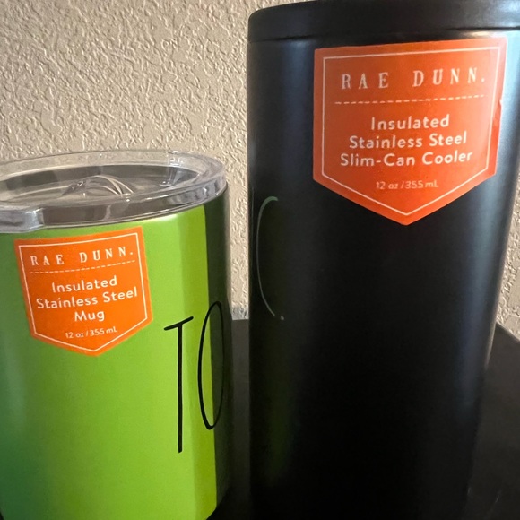 Rae Dunn Kitchen Rae Dunn Toxic Insulated Mug And Slim Can Cooler Poshmark